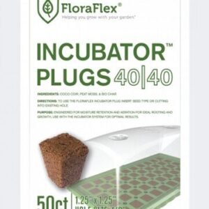FLORAFLEX INCUBATOR 40/40 COCO PLUGS (TAPONES COCO 1.25" 40/40)