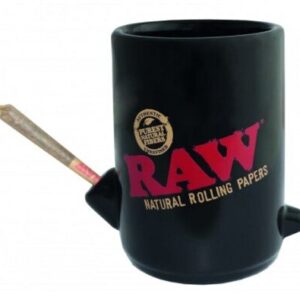 RAW TAZA SMOKED MUG BLACK