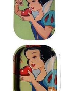 BANDEJA METÁLICA PEQUEÑA CON TAPA BLANCANIEVES SMOKES APPLE 18X14CM