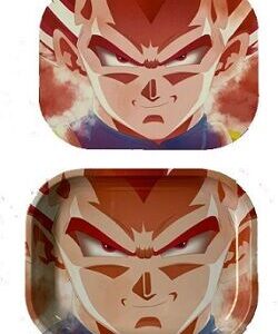 BANDEJA METÁLICA PEQUEÑA CON TAPA SUPER GUERRERO SONGO 18X14CM