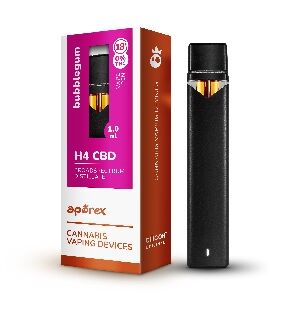 APOREX H4CBD VAPE PEN CILIC ELEV AIR1 (1ML) BUBBLE GUM