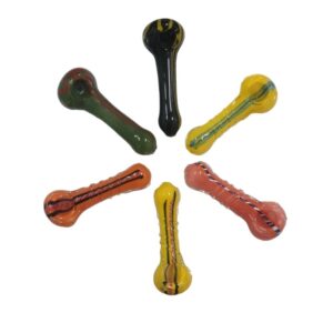 PIPA CRISTAL 12CM DISEÑOS/COLORES VARIADOS