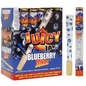 JUICY JAY`S JONES 1 1/4 BLUEBERRY (DISPLAY 24 UD)