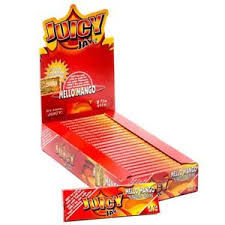 JUICY JAY'S 1 1/4 MELLO MANGO (DISPLAY 24 LIB/32 HOJAS)