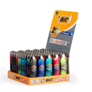 THE BULLDOG ENCENDEDOR BIC 70's MAXI (50 UNIDADES)