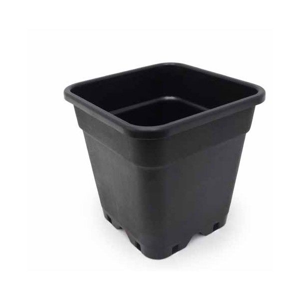 MACETA NEGRA TEKU 11x11x15,5CM 1,88L