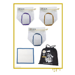 MR HIDE KIT MALLAS EXTRACCIÓN RESINA AGUA/HIELO 4L (3 MALLAS)