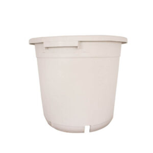 MACETA ALBER REDONDA BLANCA 27L (35X35)