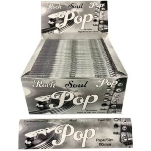 PAPEL DE FUMAR ROCK-SOUL-POP KING SIZE SLIM (50 LIBRITOS-32 HOJAS)
