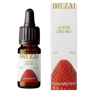 IKUZAI ACEITE CBD BIO SABOR FRESA 10% 10ML