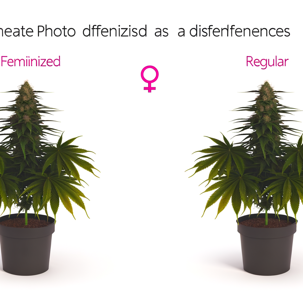 Descubre las cepas feminizadas y regulares