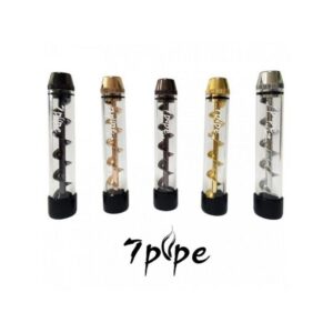 PIPA CRISTAL HIERBA 7PIPE NEGRA