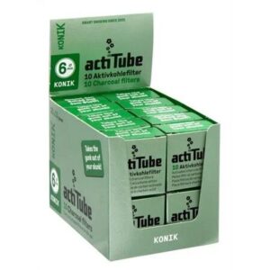 ACTITUBE KONIK FILTROS CARBON ACTIVO EXTRA SLIM 6MM 20x10UD