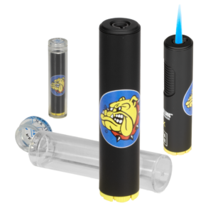 THE BULLDOG NAAR LIGHTER 5 LOGO GRANDE NEGRO