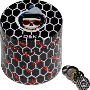 GRINDER METAL CALAVERA NEGRO 40MM 4P