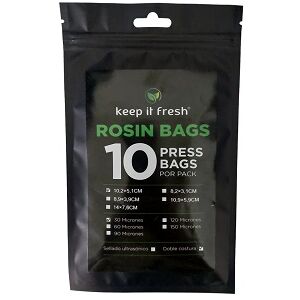 KIF - FILTRO PARA ROSIN 120MICRONES CON SELLADO ULTRASÓNICO (10 UNIDADES)