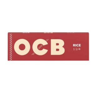 OCB RICE 1 1/4 (PAPEL DE ARROZ) (25LIBRILLOS/50PAPEL)