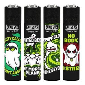 DISPLAY ENCENDEDOR CLIPPER DECORADOS "PARANORMAL PUFFS" 48UDS