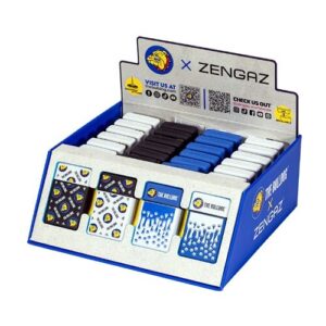 THE BULLDOG DISPLAY ENCENDEDOR ZENGAZ LIGHTER SERIE 1( 28UNIDADES)