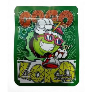 BOLSA ZIP ALUMINIO 3.5GR "COCO LOCO" (48 UNIDADES)