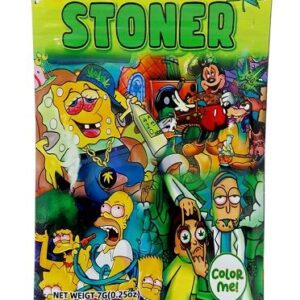 BOLSA ZIP ALUMINIO 7GR "90´S CARTOON STONER" (48 UNIDADES)