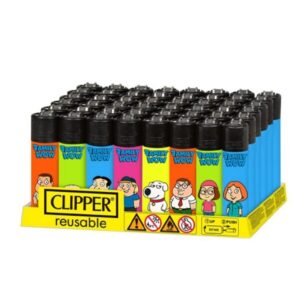 DISPLAY ENCENDEDOR CLIPPER DECORADOS "FAMILY WOW" 48UDS