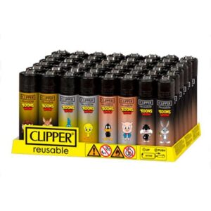 DISPLAY ENCENDEDOR CLIPPER DECORADOS "TOONS WOW" 48UDS