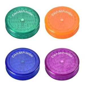 CHAMP HIGH GRINDER PLÁSTICO "BIG COLORFUL" 3 PARTES 90MM (COLORES VARIADOS SEGÚN DISPONIBILIDAD)